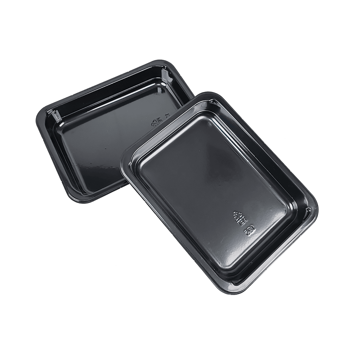 ZK-CPET-013(100) Disposable Thickened Food Storage Black CPET Packaging Containers