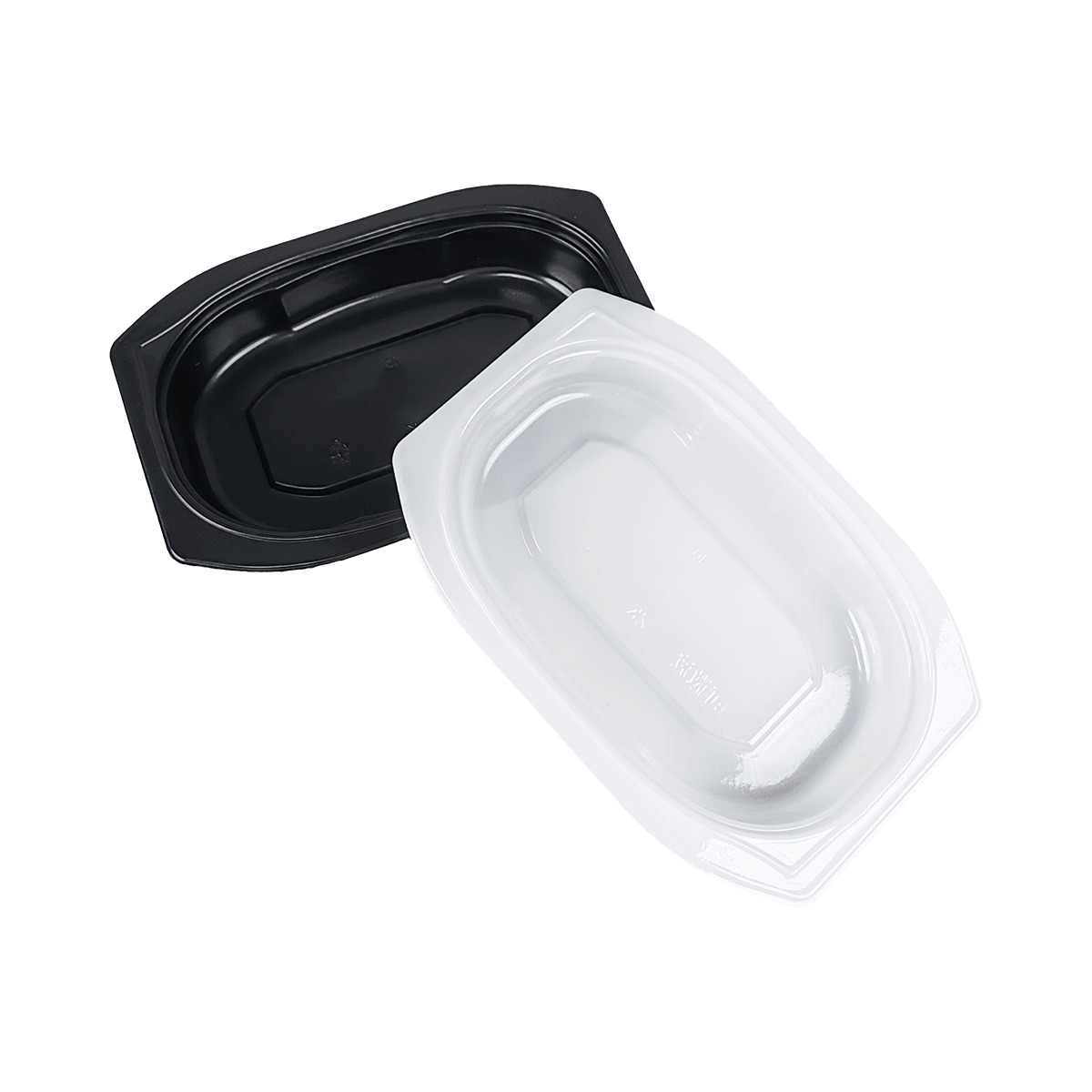 ZK-CPET-019 Robust And Versatile Reusable Black CPET Packaging Containers