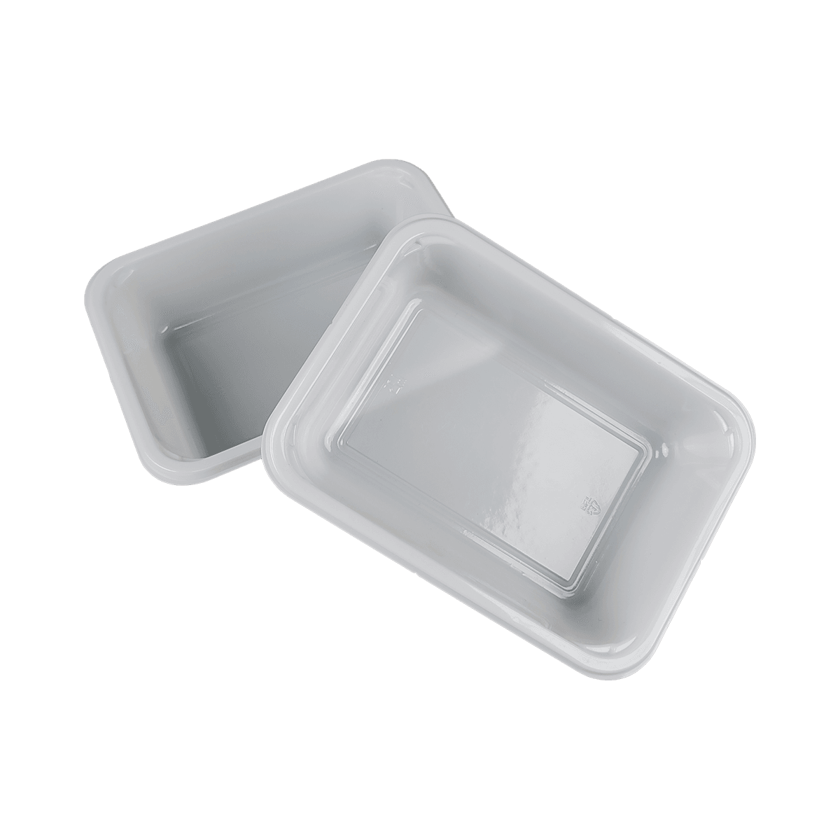 ZK-CPET-A003（QD) Reusable And Microwave-Safe White CPET Packaging Containers