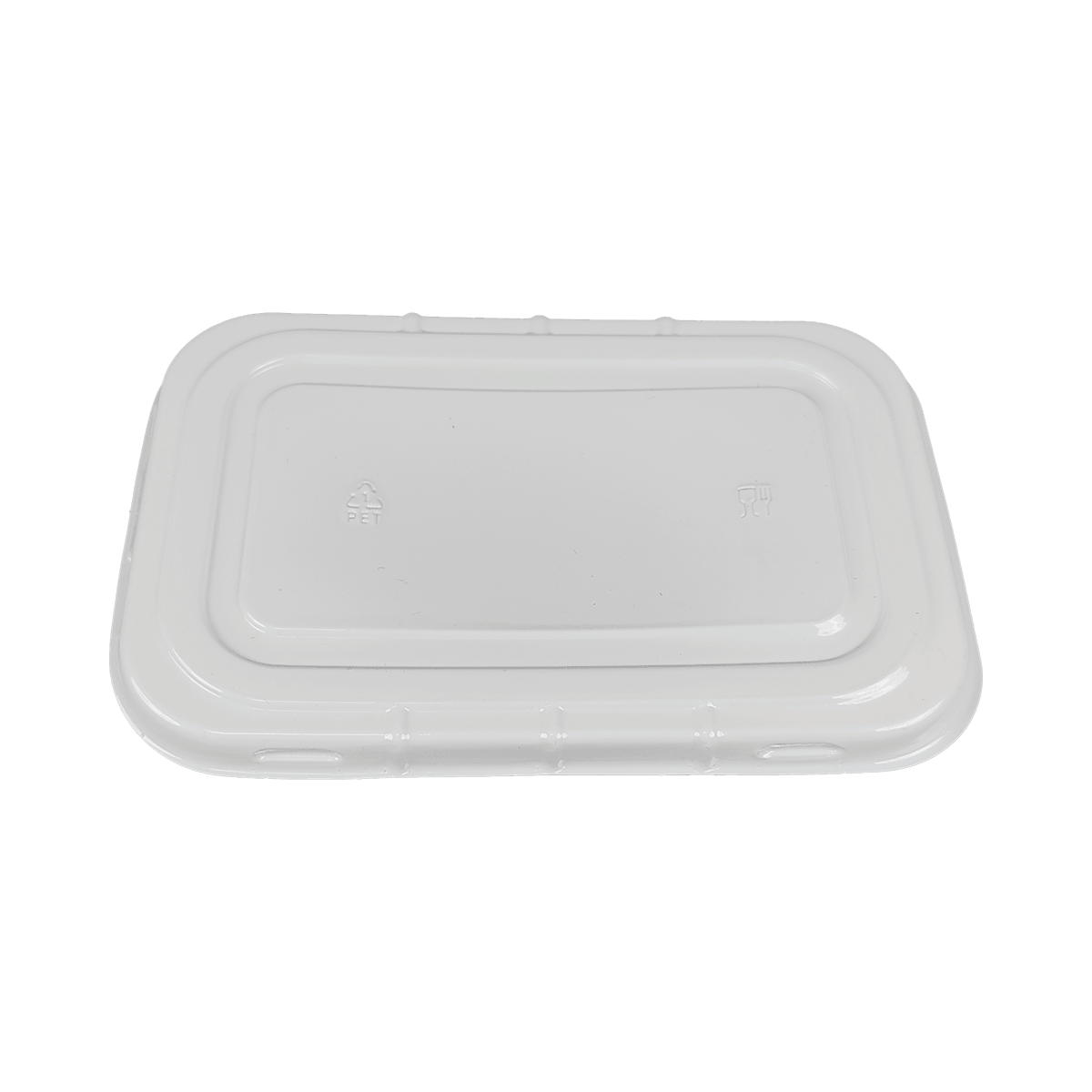 ZK-CPET-XH005 Reusable white CPET packaging containers with sealing lid